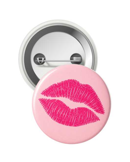 I Kiss Girls Button Pack
