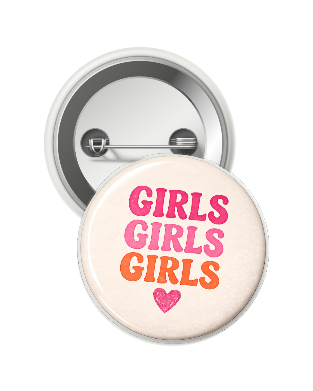 I Kiss Girls Button Pack