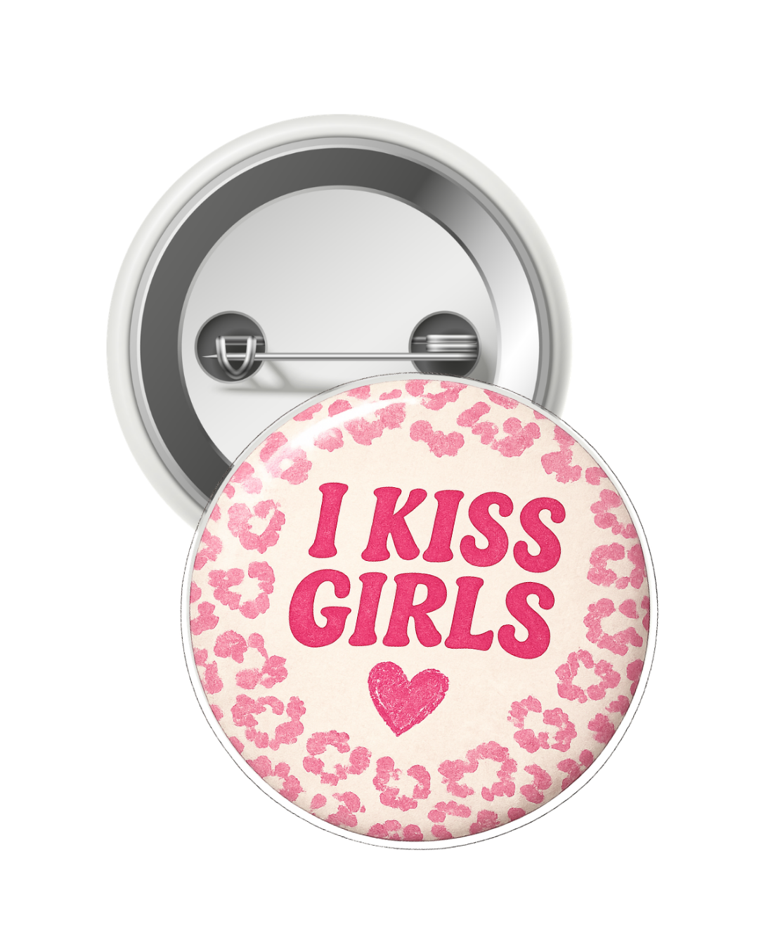 I Kiss Girls Button Pack